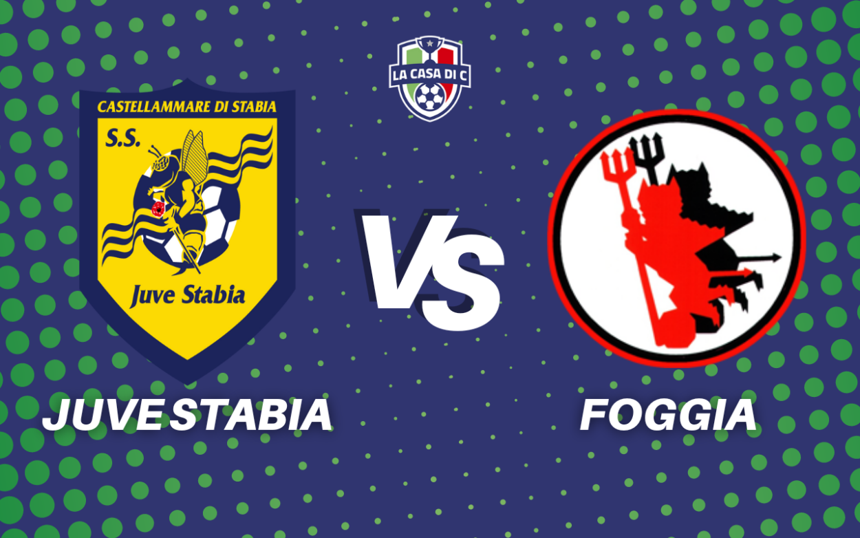 foggia juve stabia diretta tabellino