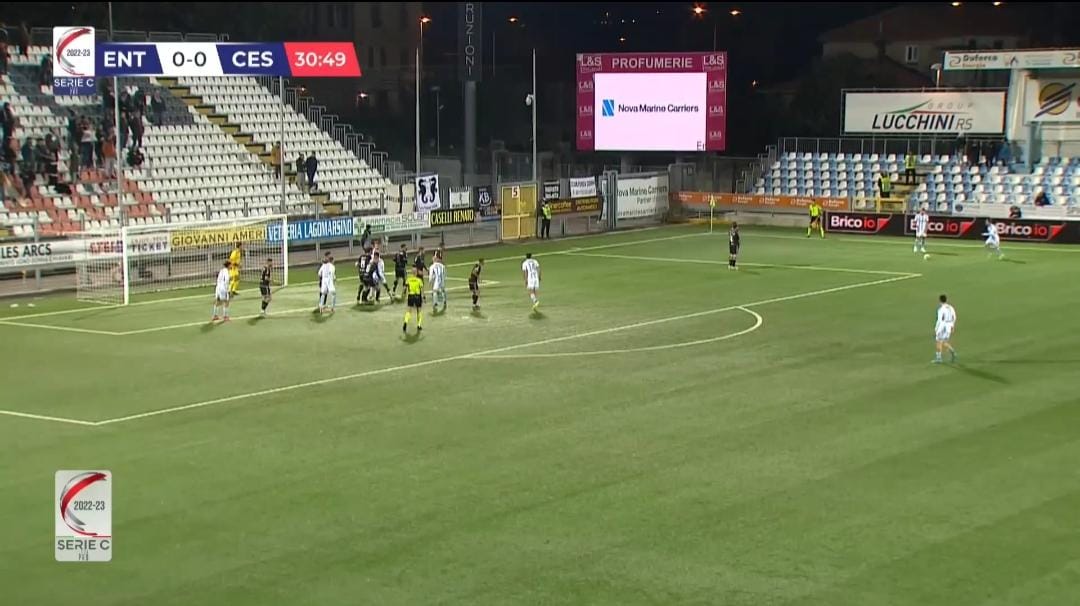 Virtus Entella Cesena screen