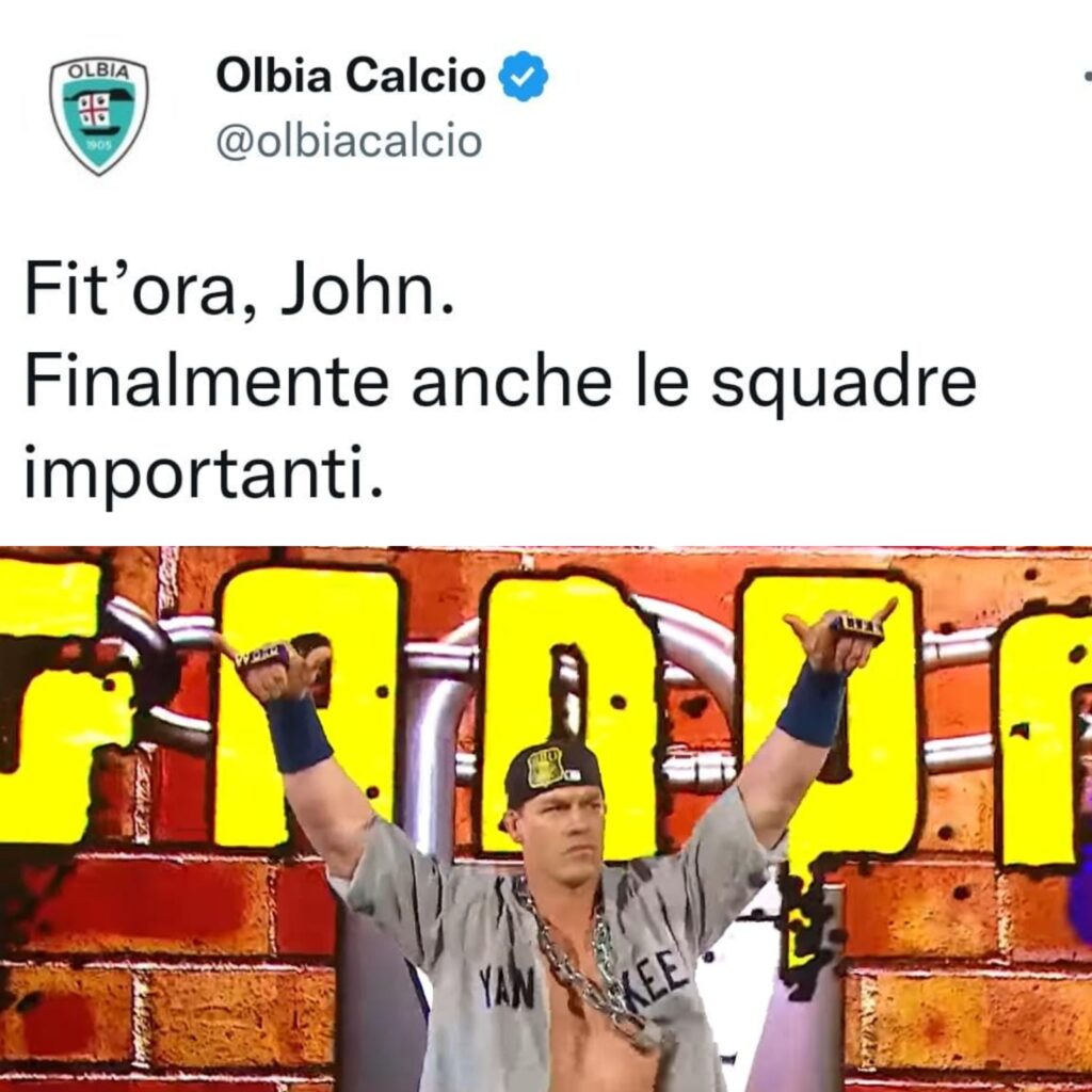 Olbia John Cena Twitter