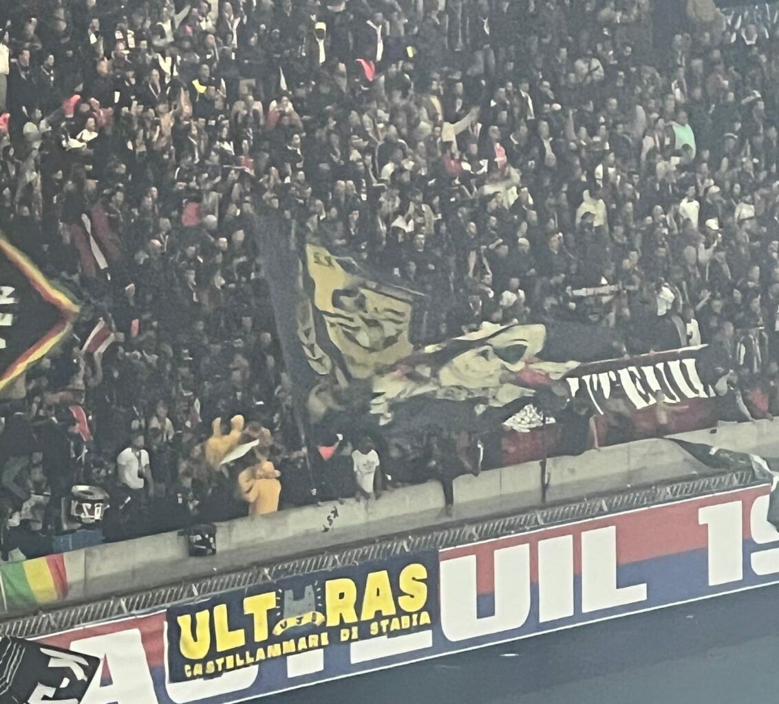 Psg Milan Striscione Juve Stabia