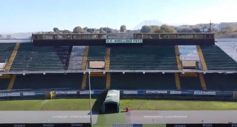 stadio partenio avellino copertina