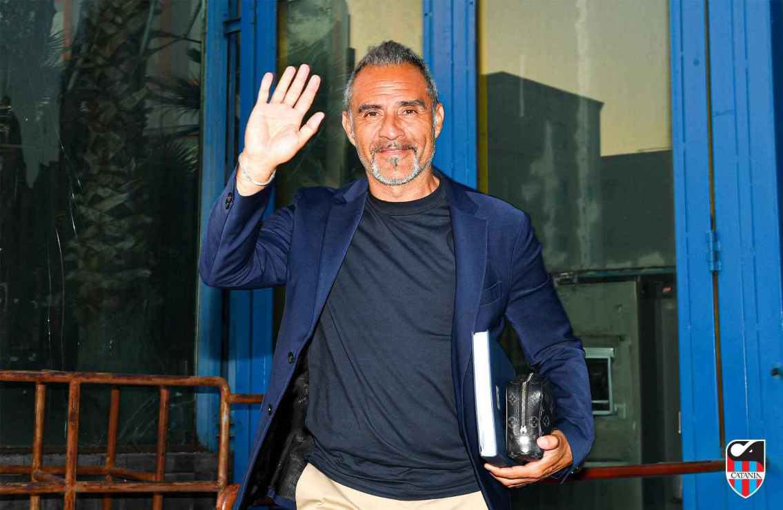 Il nuovo allenatore del Catania Mimmo Toscano