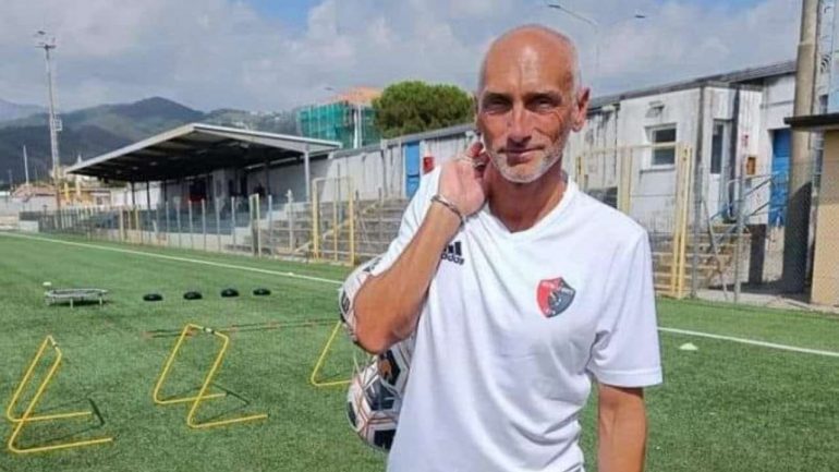 L'ex allenatore del Sestri Levante, Enrico Barilari