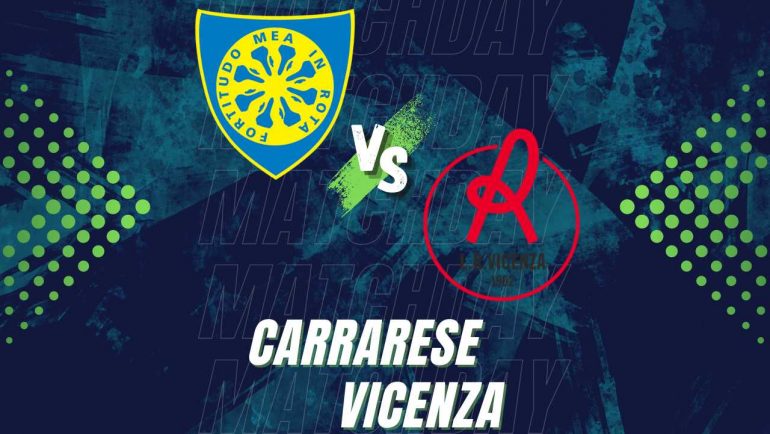 carrarese vicenza cdc copertina