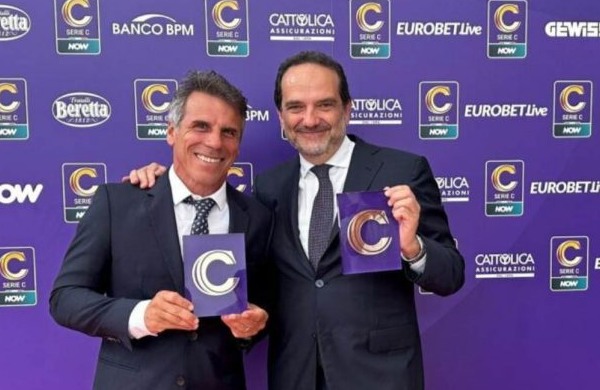 Il presidente della Lega Pro, Matteo Marani, e il suo vice Gianfranco Zola