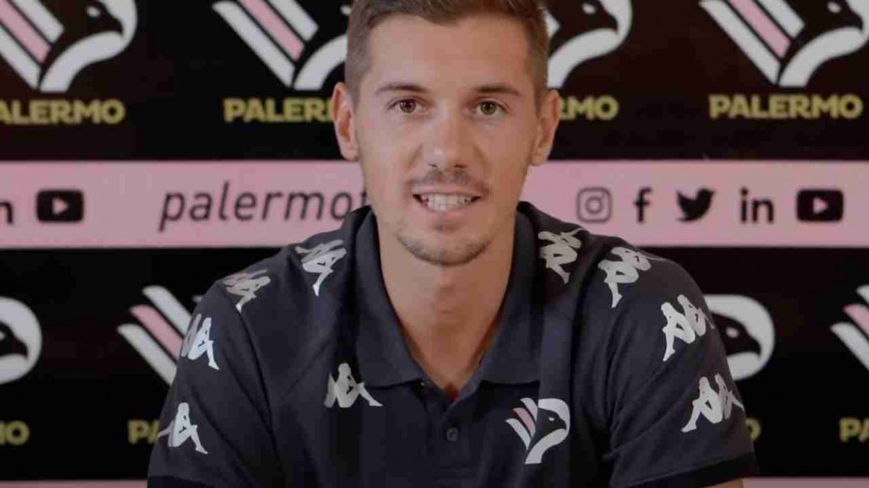 Ivan Marconi con la maglia del Palermo