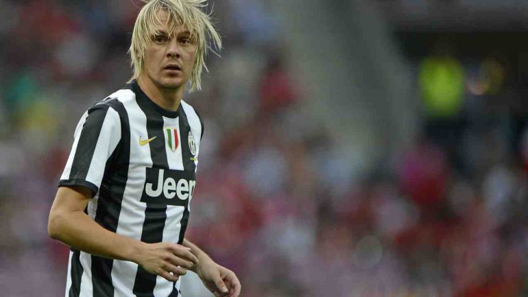 Milos Krasic con la maglia della Juventus