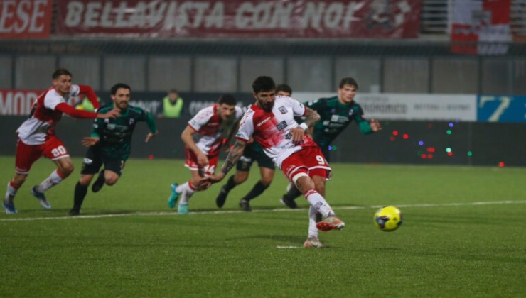 Claudio Morra con la maglia del Rimini