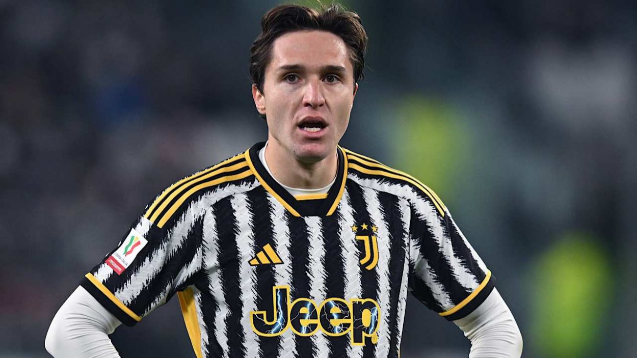 Federico Chiesa con la maglia della Juventus