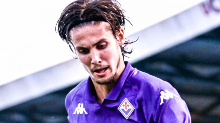 Colpani con la maglia della Fiorentina