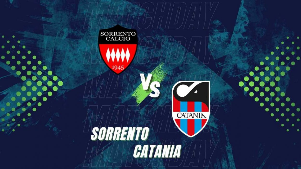 Il match tra Sorrento e Catania