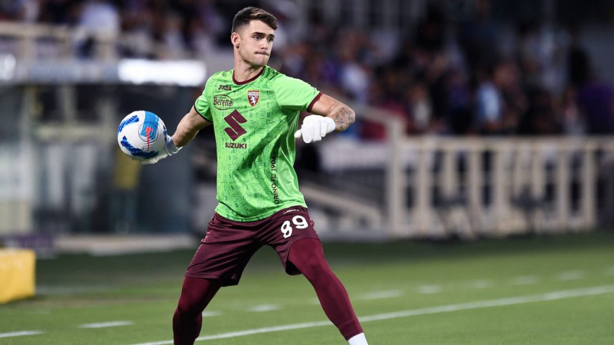 Luca Gemello con la maglia del Torino