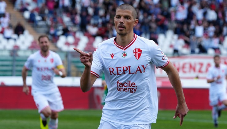 Mattia Bortolussi con la maglia del Padova 