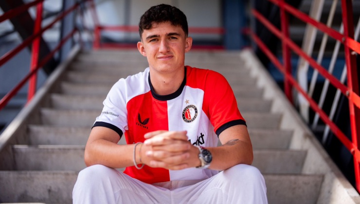 Gabriele Parlanti con la maglia del Feyenoord / Credit: Ufficio Stampa Feyenoord / www.lacasadic.com