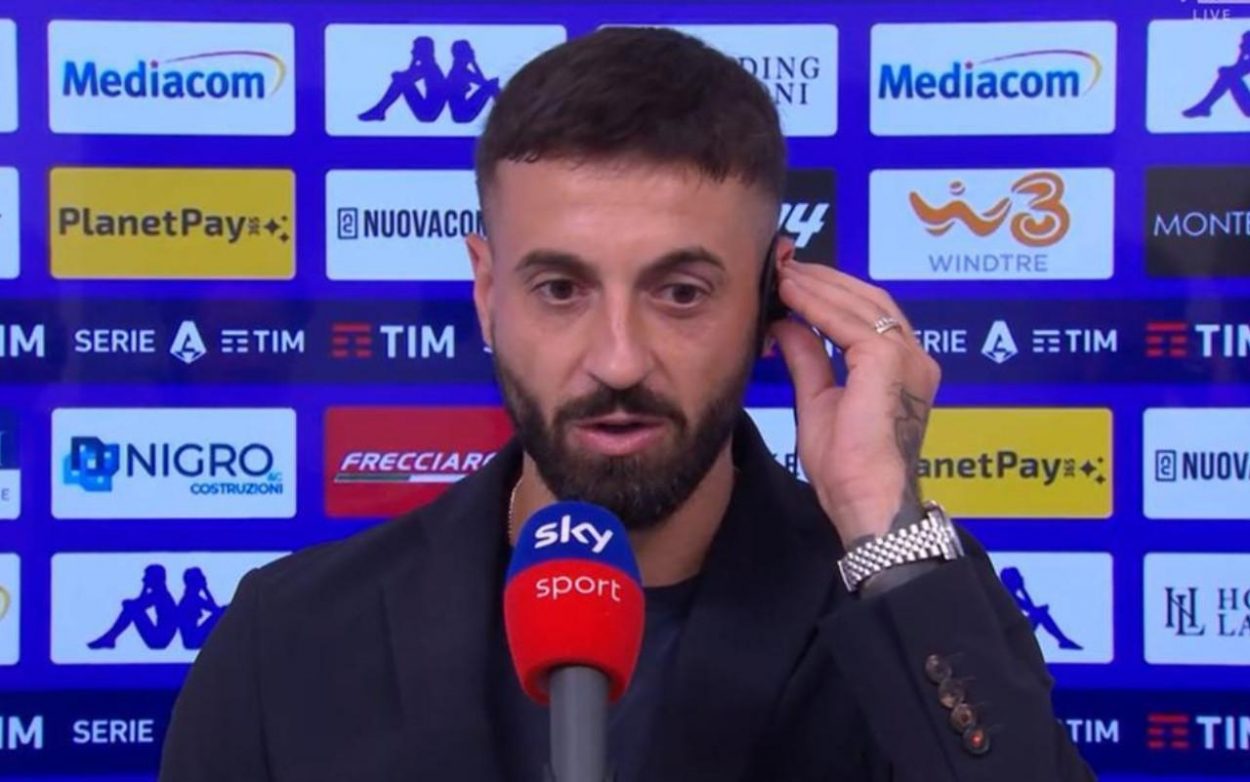 Francesco Caputo durante un'intervista con l'Empoli | Screenshot | lacasadic.com