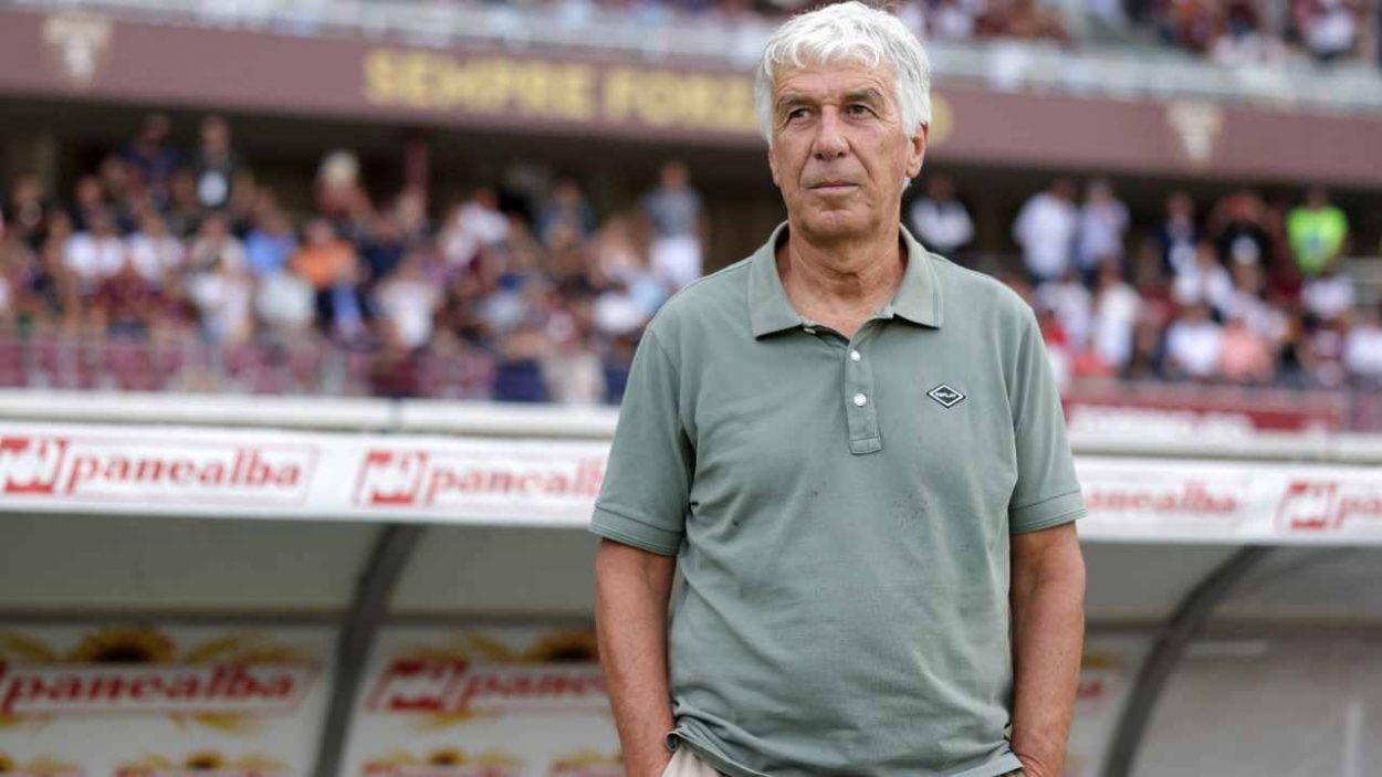 L'allenatore dell'Atalanta Gasperini