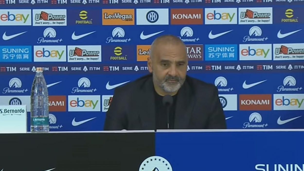 Fabio Liverani in conferenza stampa | Screenshot | Lacasadic.com