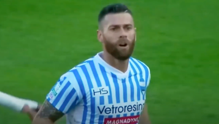 Mirco Antenucci con la maglia della SPAL | Screenshot | Lacasadic.com