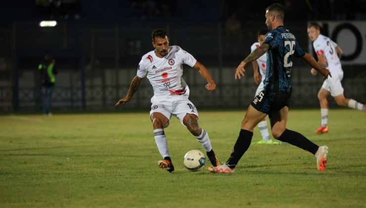 Orlando con la maglia del Foggia