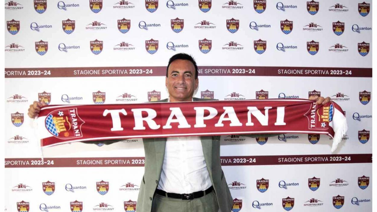 Il Presidente del Trapani, Antonini