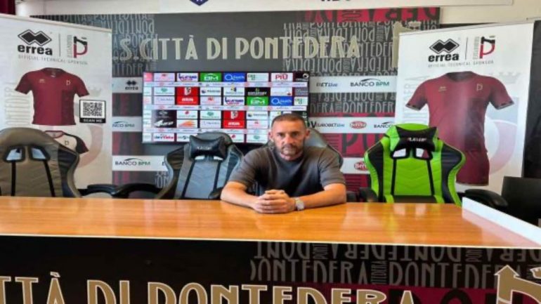 Alessandro Agostini, allenatore del Pontedera / cdc / www.lacasadic.com