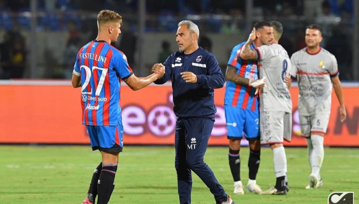 Toscano e Castellini durante il match contro il Picerno