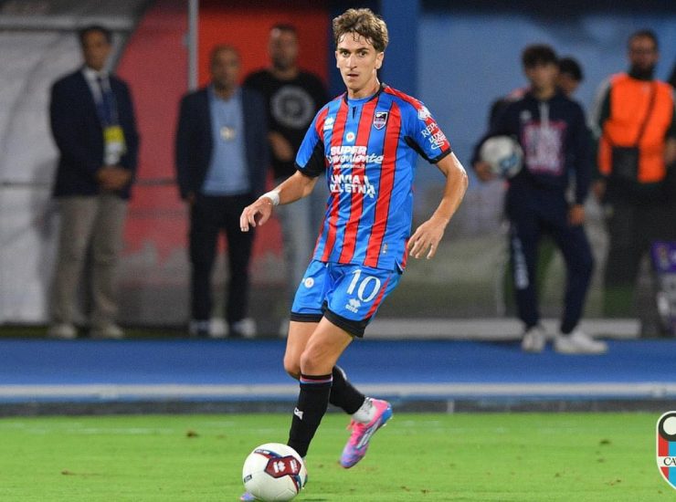 Kaleb Jimenez in azione col Catania al Massimino/ Credit: Catania FC / www.lacasadic.com