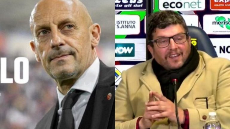 Domenico Di Carlo e Silvio Baldini / Credit: Ascoli Calcio e Crotone FC / www.lacasadic.com