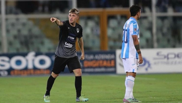 Guglielmo Mignani esulta dopo un goal / Credit: US Pianese / www.lacasadic.com