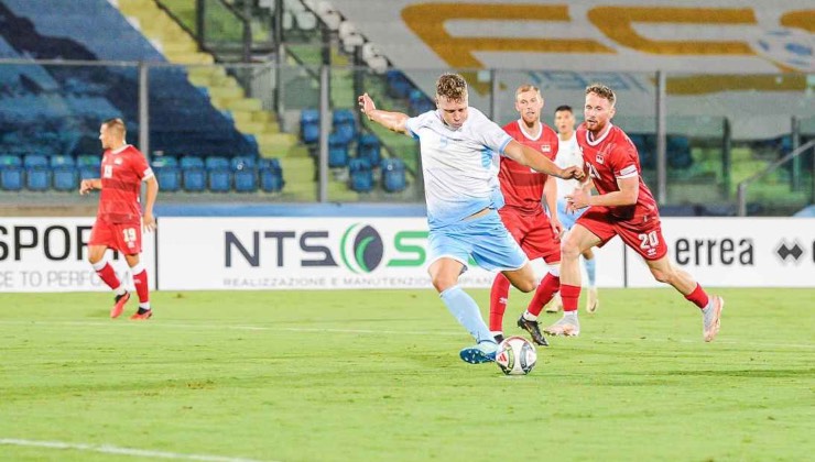 Nanni con la maglia del San Marino (Credit foto: FSGC) - LaCasadiC.com