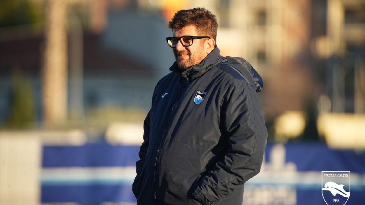 Silvio Baldini, allenatore del Pescara (Credit_ Mucciante_Pescara) _ www.lacasadic.com