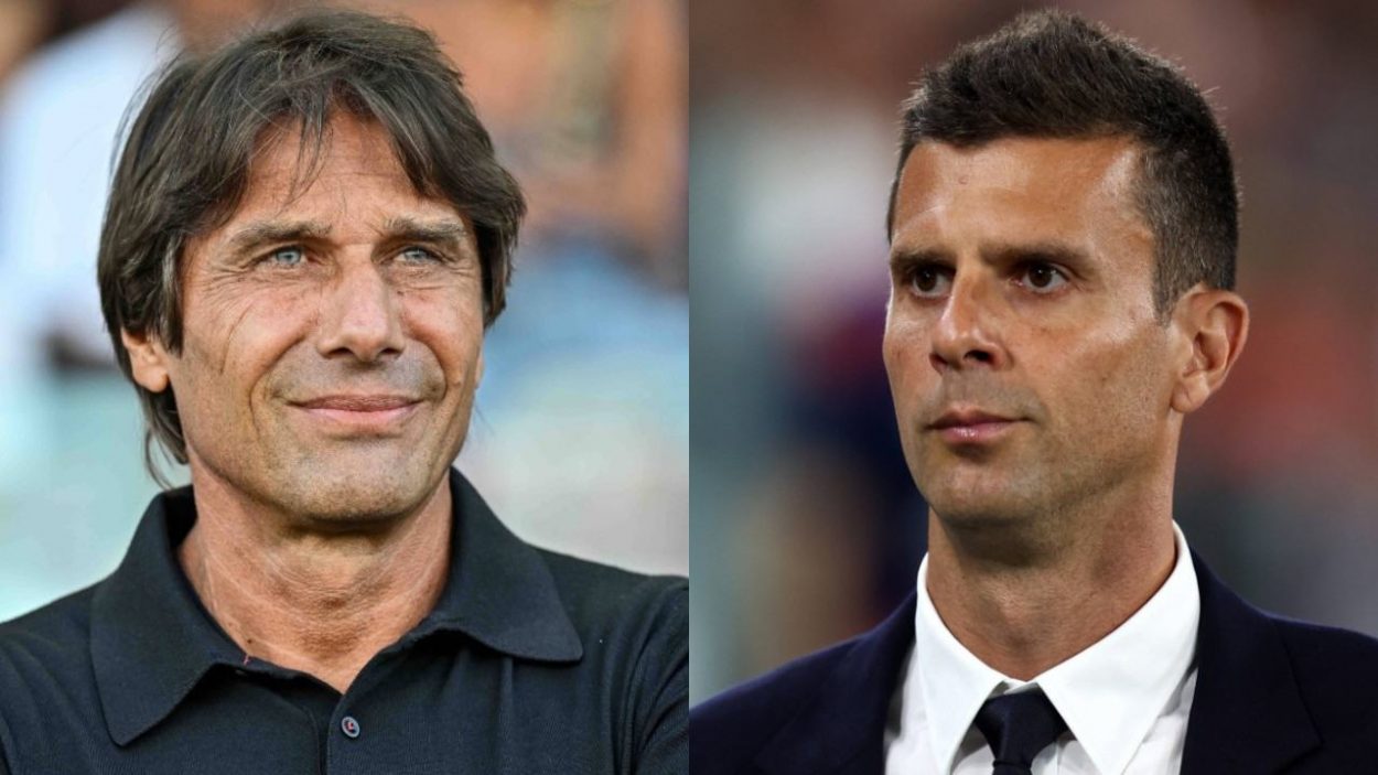 Antonio Conte e Thiago Motta