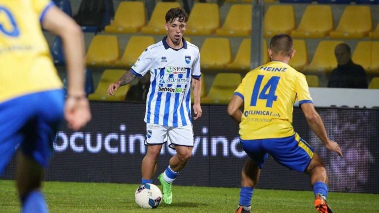 Federico Accornero in maglia Pescara - Credits: Pescara Calcio/Mucciante