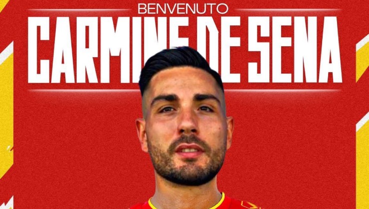 Carmine De Sena, nuovo calciatore del Messina / Credit: ACR Messina / www.lacasadic.com