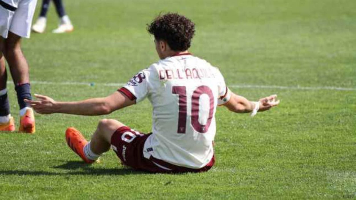 Francesco Dell'Aquila in azione con la maglia del Torino Primavera / Credit: Martina Cutrona / www.lacasadic.com