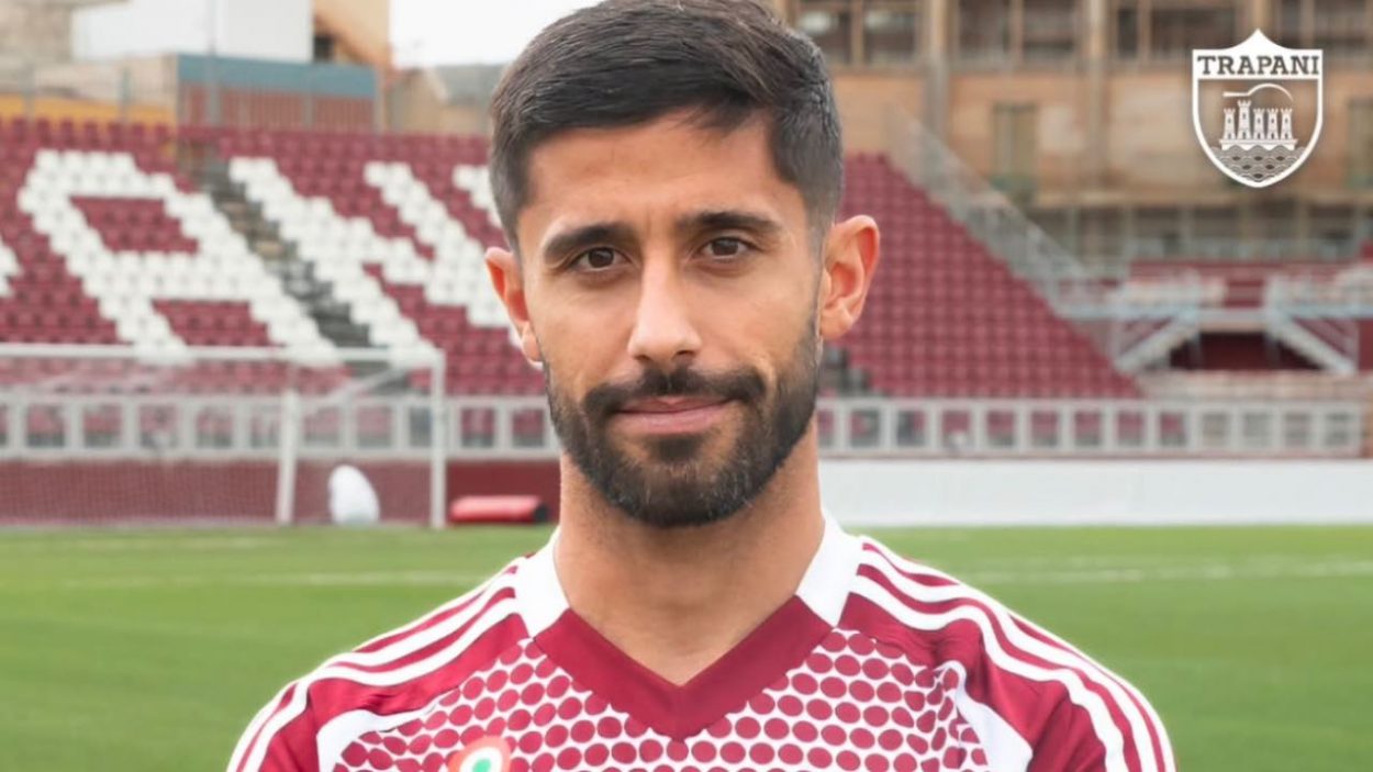 Luca Verna, nuovo calciatore del Trapani / Credit: Trapani FC / www.lacasadic.com