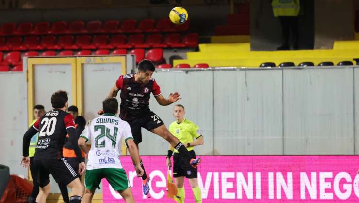 Franco Vezzoni con la maglia del Foggia, Credit: Federico Antonellis, www.lacasadic.com