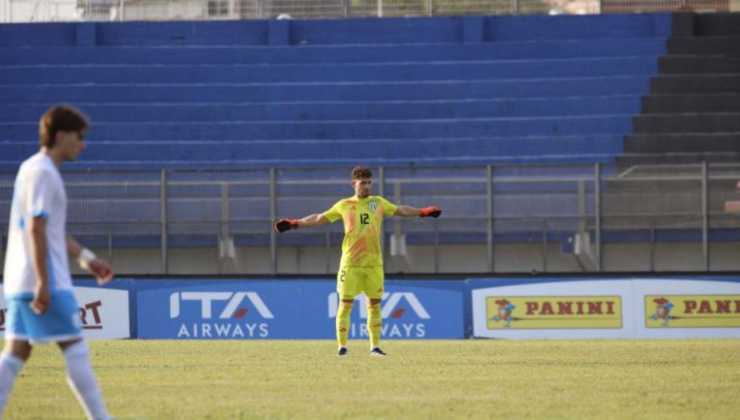 Zacchi al suo esordio con l'U21 azzurra / Credit: Federico Piovesan